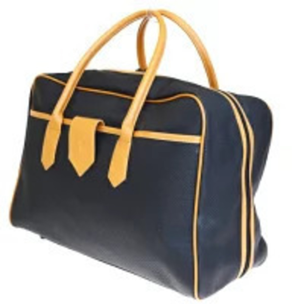 Saint Laurent Yves Handbag travel bag black brown leather - Picture 2 of 7
